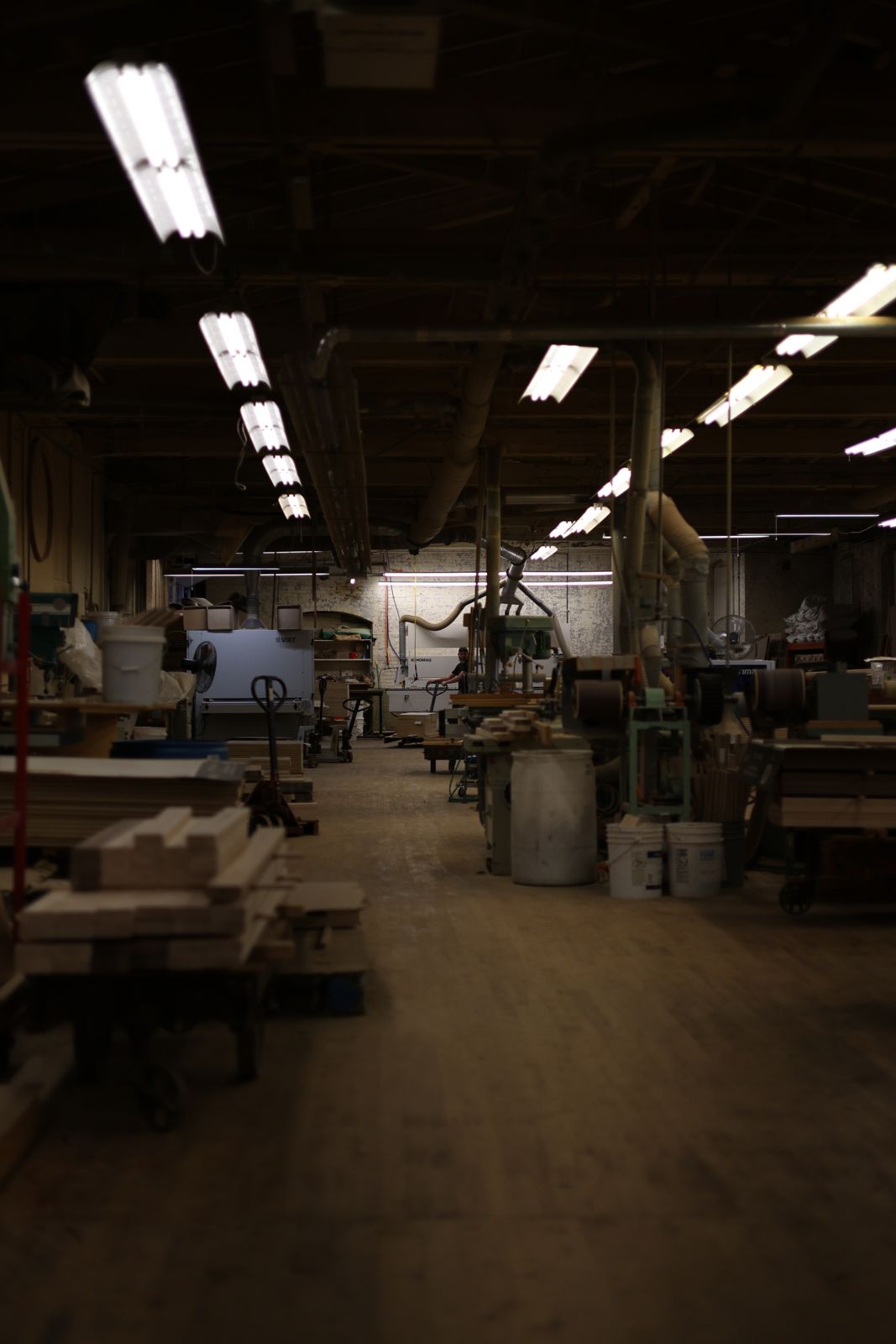 Production floor, El Greco Woodworking