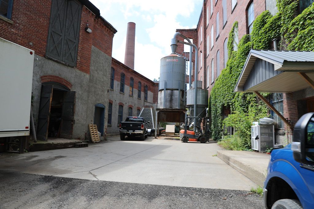 Ground level in the interior courtyard